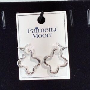 Silver‎ Clover Earrings by Palmetto Moon